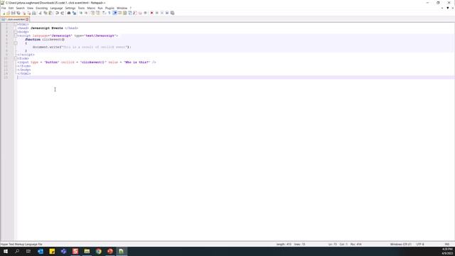 JavaScript Tutorial 17: JavaScript Mouse Events
