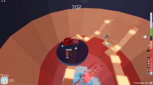 Racing people as an Acorn Hair in Tower of Hell