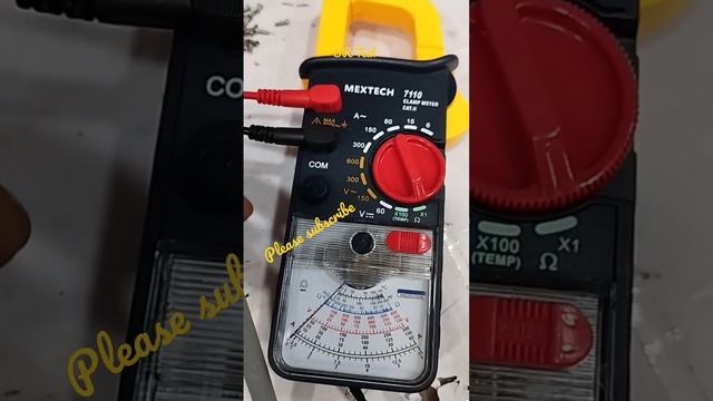 Analogue clamp meter M7110. Manual tong tester. SR Tech #clampmeter #srtech