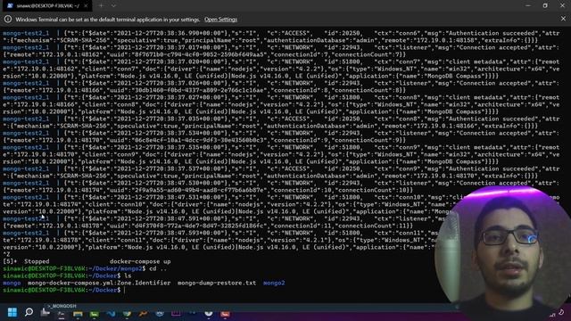 mongodb dump and restore backup data index validation in docker смотреть онлайн