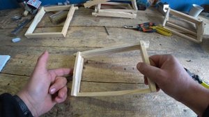 Удобный способ натяжки проволоки на 145 рамку и нуклеусную рамку.