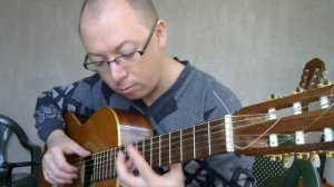 Белые розы. Мелодия и бой (кавер на гитаре)