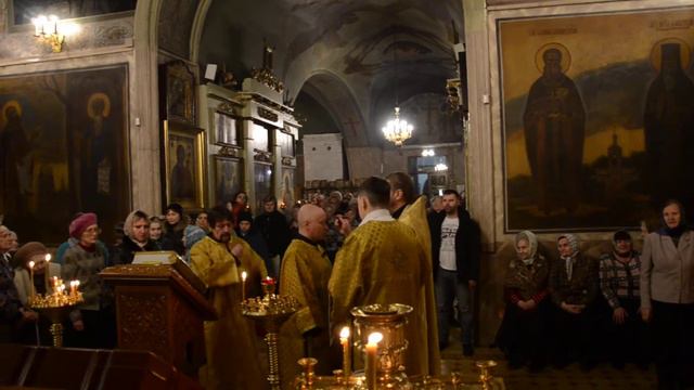 23.12.2017. Всенощное бдение. Фрагмент богослужения смотреть онлайн