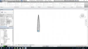 Revit концептуальное моделирование|  Лахта-центр|  Витражная система, стеновое ограждение
