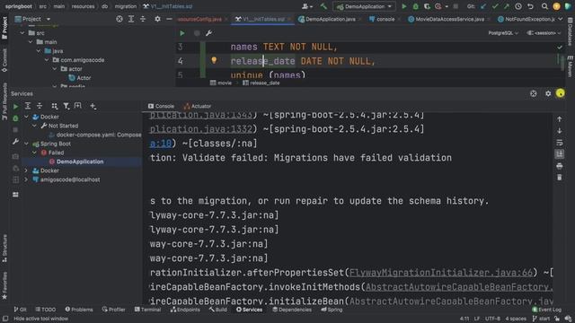 Spring Boot Tutorial using JDBC + Connection Pool + Flyway + JDBC Template + SQL and Docker ?