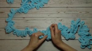 71-  Узор «Шеврон - зигзаг»  для пряжи Ализе Пуффи.