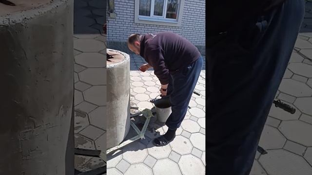 Изготовление тандыра своими руками. Штукатурка. смотреть онлайн