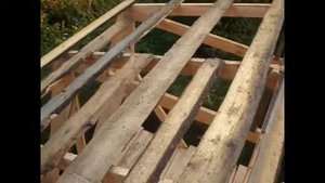 Мансарда на баню. Сложил коробку. Баня своими руками.