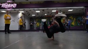 bboy Alkolil мастер класс в Брейк школе Техникс