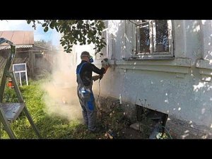 Опять сбылась МЕЧТА ЖЕНЫ! Сделал ДВЕРЬ ИЗ ОКНА в кирпичной СТЕНЕ нашего ДОМА В ДЕРЕВНЕ.