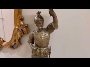 Настольная лампа «Кавалерист» XIX века