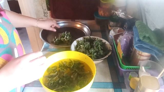 Обед из крапивы. Печём Кукурузные лепёшки и ХЛЕБ. Деревенские Будни/Life in the village смотреть онлайн