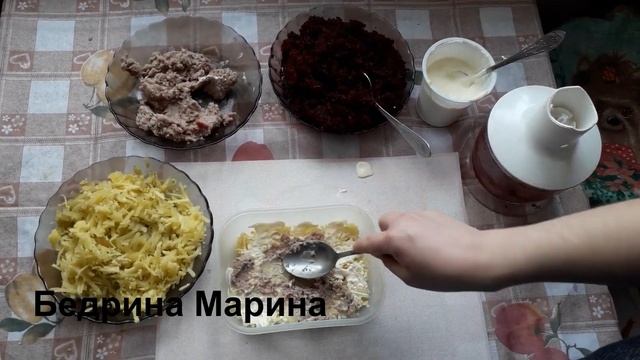 Селедка Под Шубой. (Классический Рецепт),【ДВОЙНОЕ УДОВОЛЬСТВИЕ】, (САМАЯ ВКУСНАЯ СЕЛЕДКА), Салат.
