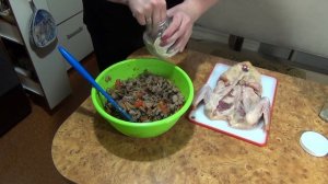 Как приготовить фаршированную рубленую утку/. Блюдо праздничного стола