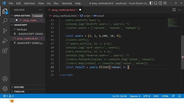 JavaScript Advanced Array Methods(forEach, map, filter, some, reduce, indexOf, include)