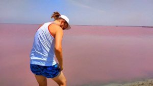 Сасык-Сиваш - розовое озеро июль 2021. Целебные грязи в Евпатории.