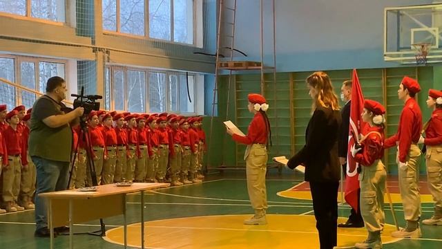 12 ноября 2021 год
Посвящение в Юнармейцы и принятие присяги юнармейцами 5г и 8г классов