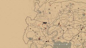 Карта сокровищ Хижина Уотсонов в Red Dead Redemption 2 Online PC