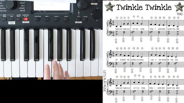 Урок 3 Учимся играть Twinkle Star смотреть онлайн