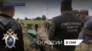 Первый канал "Новости": В Ленинградской области обнаружено массовое захоронение времен ВОВ