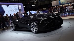 Bugatti La Voiture Noire en direct du salon de Genève 2019