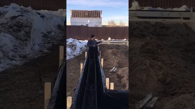 Дом куб, фундамент. смотреть онлайн