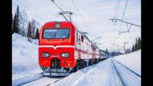 Снимаю поезда: товарняк, маневровый тепловоз и пассажирский поезд видео для детей