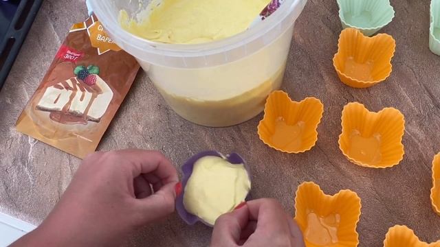 Ванильные панкейки с белково-заварным кремом! Легкий рецепт панкейков! Белково-заварной крем!