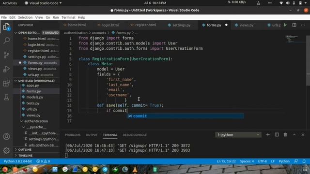 Complete authentication in django | Tamil | tutorial 23