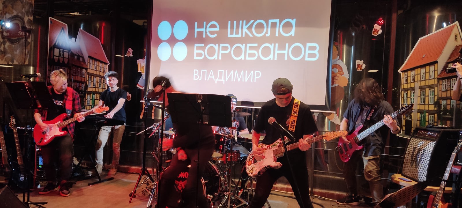 Концерт Не Школы Барабанов, Николай Кузьмин @ Fever333 - "Burn It"
