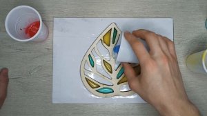 Витраж из эпоксидной смолы своими руками