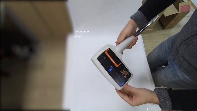 Установка стойки в панель индикации для весов M-ER 328ACPX смотреть онлайн