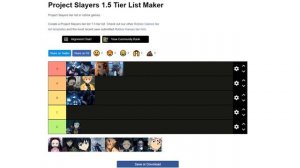ОБНОВЛЁННЫЙ Тир-Лист БДА и ДЫХАНИЙ в Проджект Слеерс ? Roblox Project Slayers
