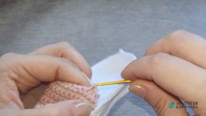 Авторские пинетки кеды крючком  / Двойная подошва 10 см