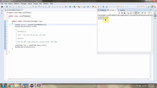 How to get the current time using now methods of Java 8 LocalTime Class? | Java 8 Date and Time