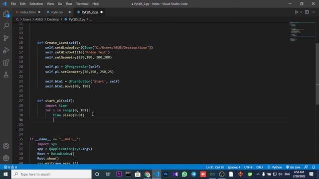 آموزش برنامه نویسی گرافیکی PyQt5 [12] ساخت Progress Bar смотреть онлайн