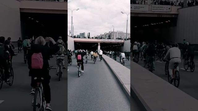 Велопробег в Москве, 21 мая 2023   bike ride in Moscow city Russia