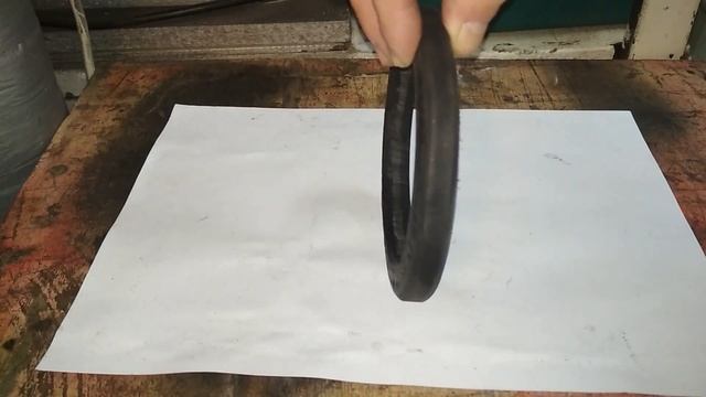 Кольцо фрикциона снегоуборщика из обода катка "Бурана" смотреть онлайн