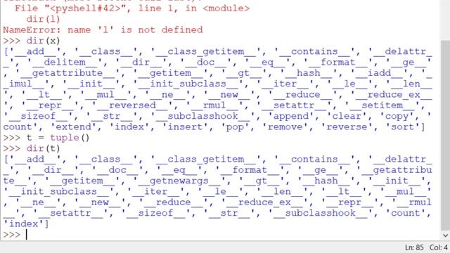 Python Tuples