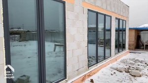 Ламинация антрацит в частном доме | Дом окон и дверей