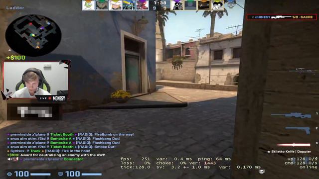 ЗА ТАКУЮ ИГРУ M0NESY И ВЗЯЛИ В G2 !!! M0NESY НАСТРЕЛЯЛ 38 ФРАГОВ ПРОТИВ 4000 ELO ИГРОКОВ НА FACEIT