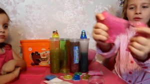 Какого цвета получится слайм если смешать много разных слаймов? // mixing slime