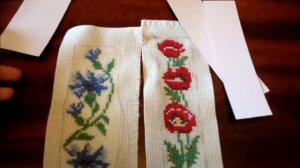 ОФОРМЛЕНИЕ РУКОДЕЛЬНЫХ ЗАКЛАДОК НА ФИСТАШКОВОЙ КАНВЕ / ВЫШИВКА КРЕСТИКОМ / ЛЕТО В КНИГЕ