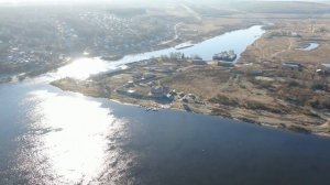 Берег р.Волга в с.Работки Нижегородской области.