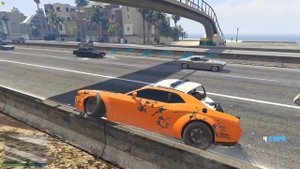 ОТ НИХ НЕ УЙТИ... ПОЛИЦИЯ ПРОТИВ ДОДЖ ХЭЛКАТ. ПОГОНИ В ГТА 5 ОНЛАЙН ( GTA 5 ONLINE )
