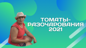 Томаты в открытом грунте 2021