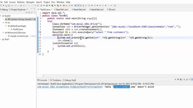 java mysql query result смотреть онлайн