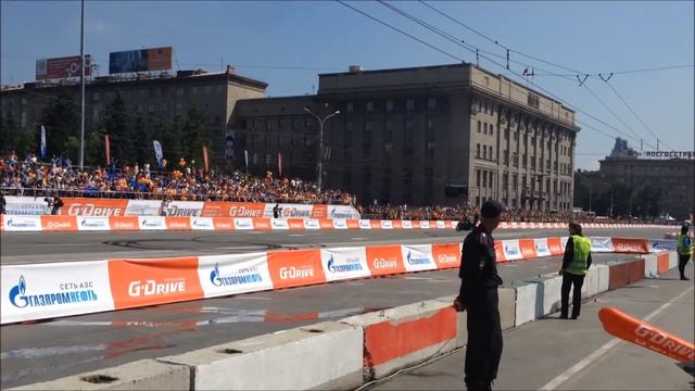 Стантрайдеры Юрий Верховников, Валерий Кулеша и Марат Канкадзе в Новосибирске