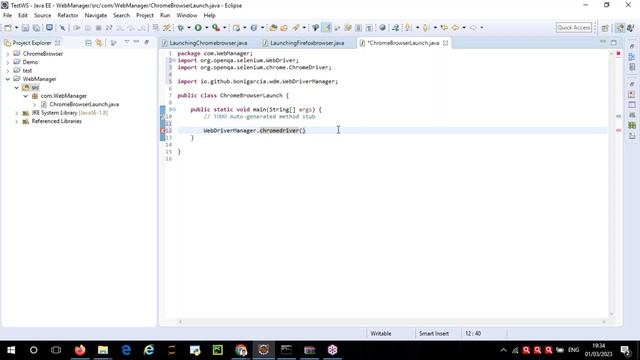 SELENIUM tutorials || Demo - 5 || by Mr. Srinivas On 01-03-2023 @7PM IST