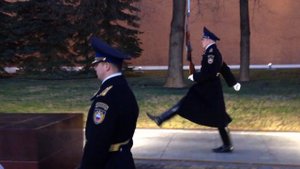 Смена караула в Москве. Весь маршрут почетного караула.The changing of the guard in Moscow.Пост №1